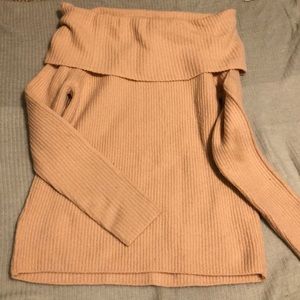 Off the shoulder sweater